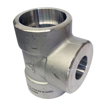 Picture of 20X15NB CL3000 SOCKETWELD REDUCING TEE 316/316L 