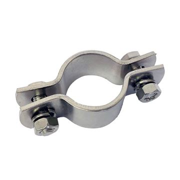 Picture of 38.1 OD DOUBLE BOLT PLAIN CLAMP 304