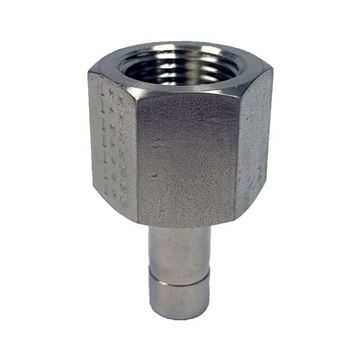 Picture of 6.3MM OD X 10NPT ADAPTER FEMALE GYROLOK 316