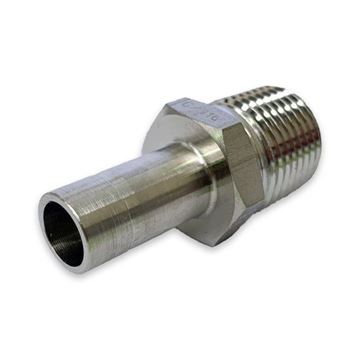 Picture of 6.3MM OD X 8NPT ADAPTER MALE GYROLOK 316 