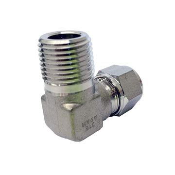 Picture of 1.6MM OD X 6NPT 90D ELBOW MALE GYROLOK 316 