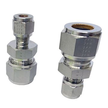 Picture of 12.7MM OD X 6.3MM OD REDUCING UNION GYROLOK 316 