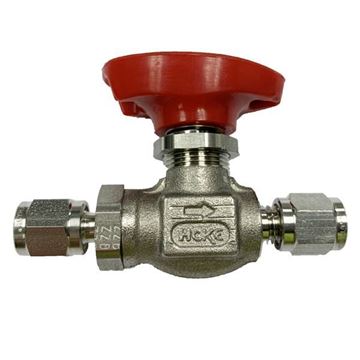 Picture of 6.3 OD TUBE 6000PSI BALL VALVE FORGED BODY 316 FLOMITE