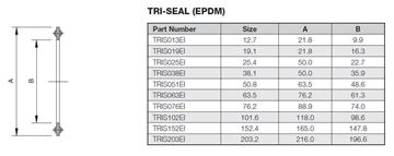 Picture of 38.1 TriClamp SEAL EPDM